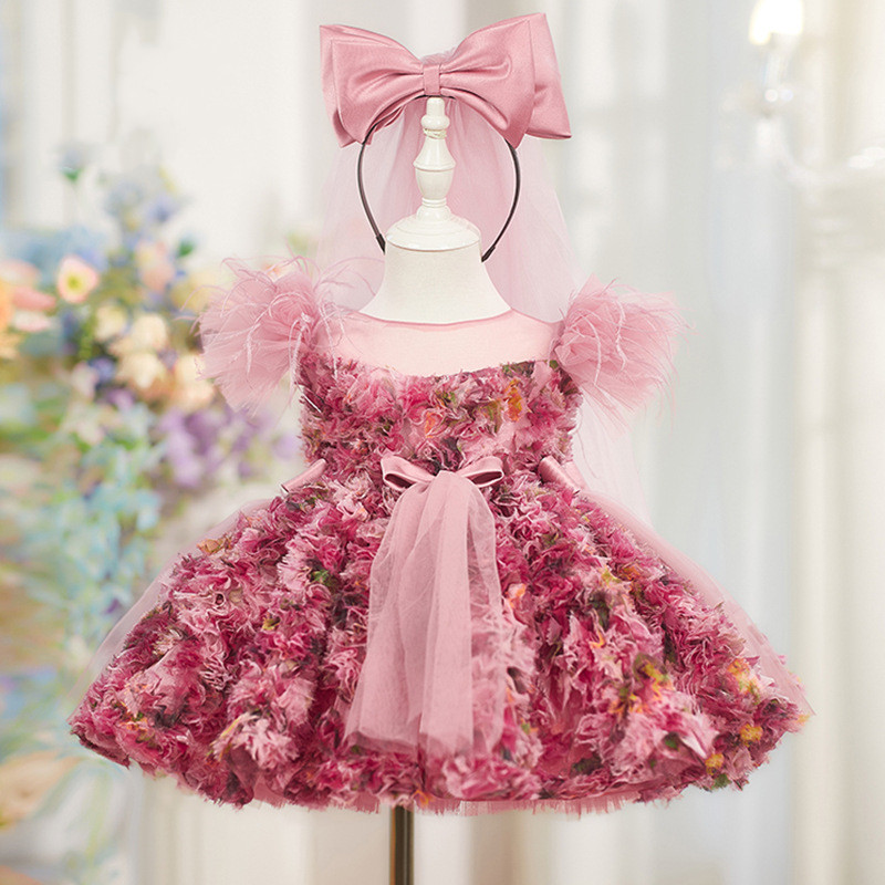 Little Girls Tutu Dress For A First Birthday Celebration