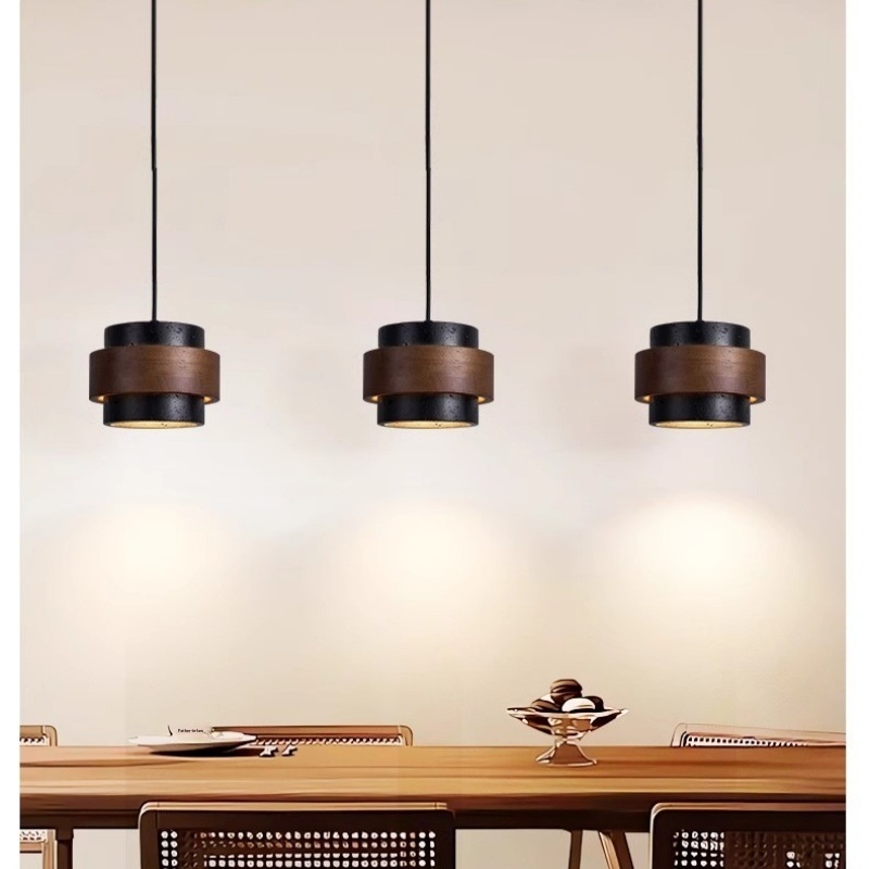 Wabi-sabi Minimalist Bedside Pendant Light