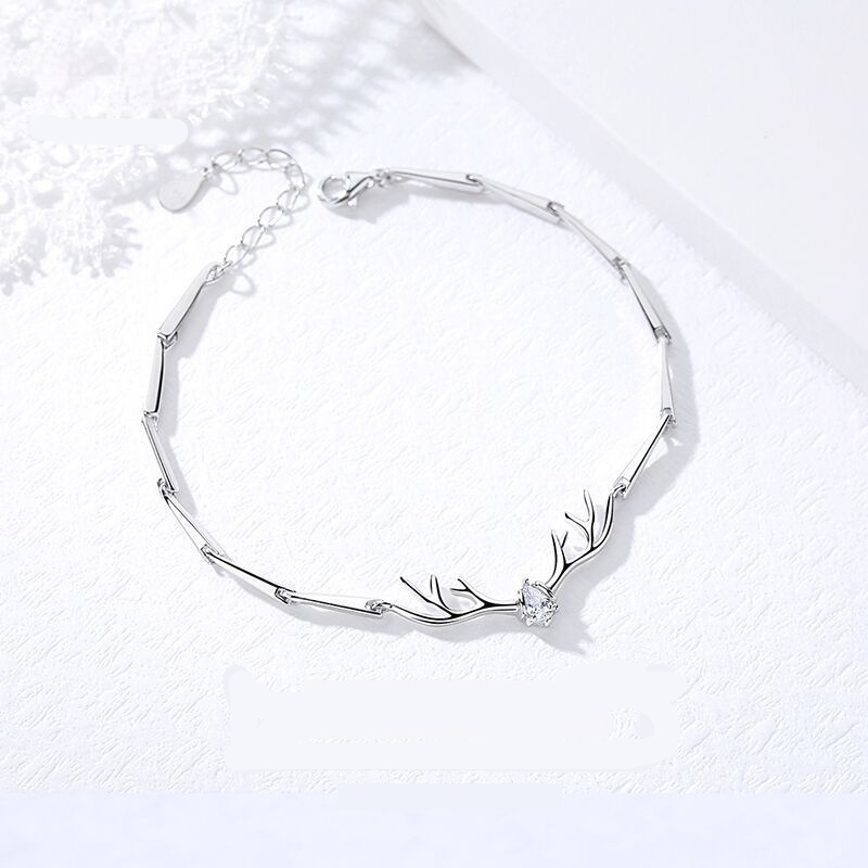 Korean-style Deer Youre My Lucky Charm Bracelet For Women