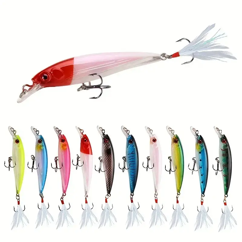 5-piece Boxed Lure Set Cross-border Minnow Bait 9 Cm