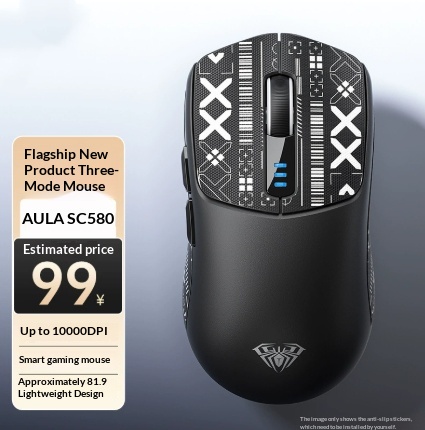 SC580 Gaming Mouse Tri-mode Wireless