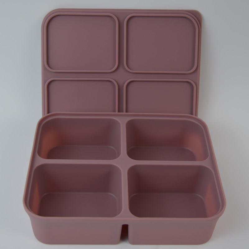 Baby Steamed Cake High-temperature-resistant Silicone Square Mold With Lid 20