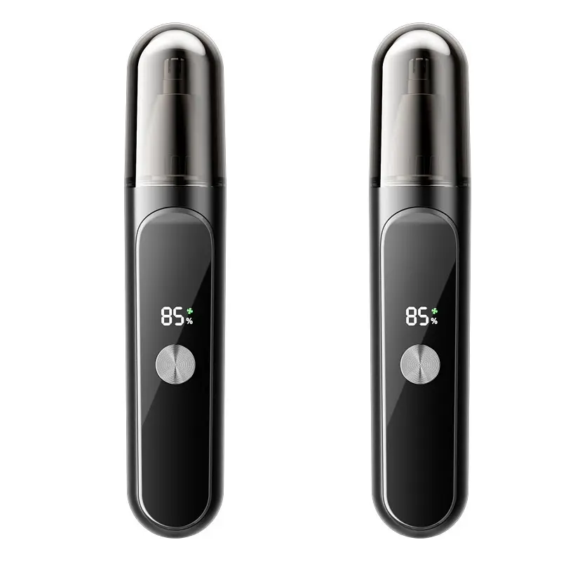 Rechargeable Electric Nose Hair Trimmer And Cleaner Mens Shaver
