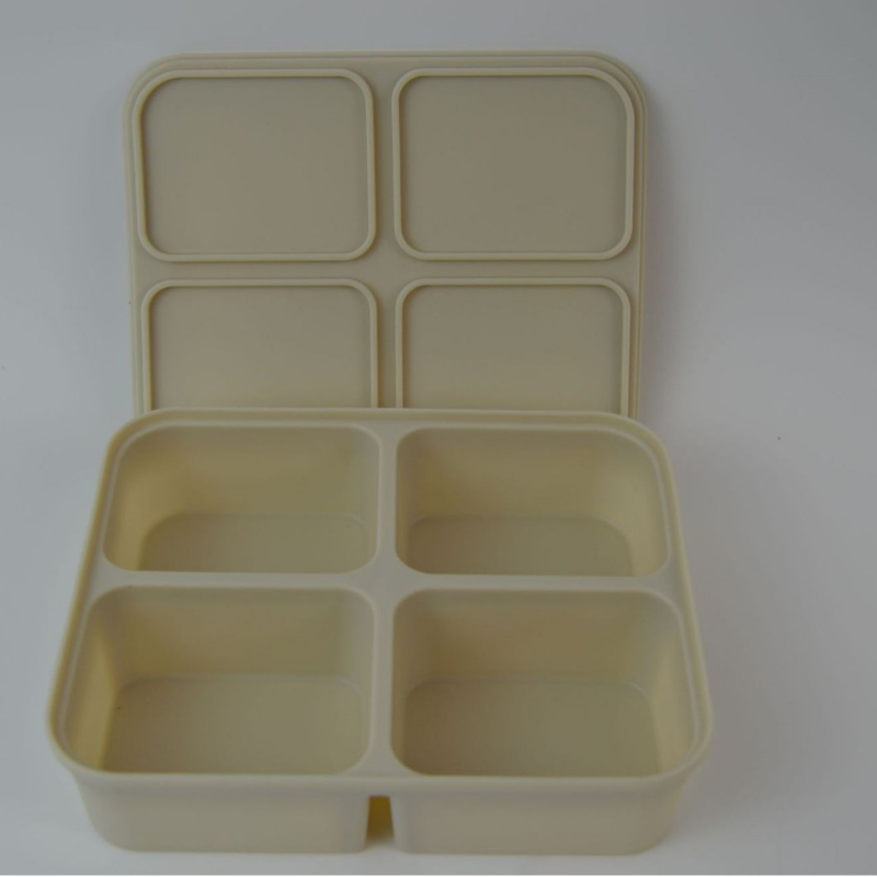 Baby Steamed Cake High-temperature-resistant Silicone Square Mold With Lid 9