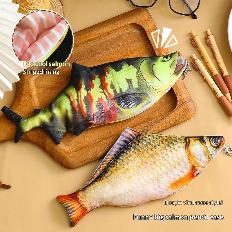 Creative And Quirky Fish Shaped Pencil Case 3