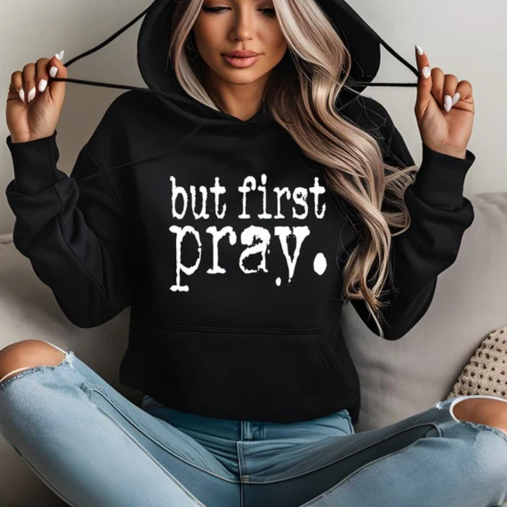 European Size Drop-shoulder Sleeve Casual Sports Hoodie Sweater