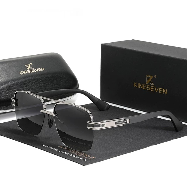 Mens Anti-Blinding Color-Changing Polarized Sunglasses