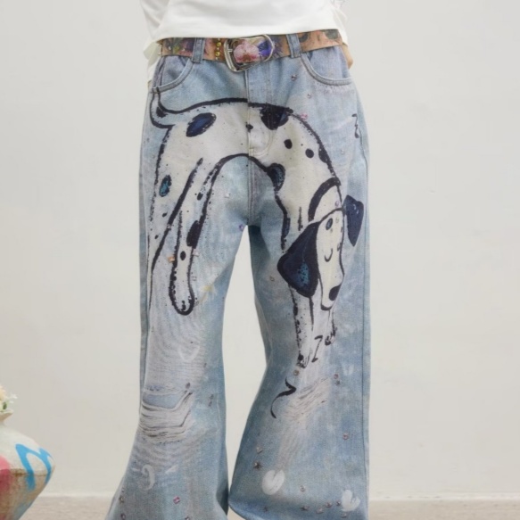 Artsy And Trendy Casual Jeans