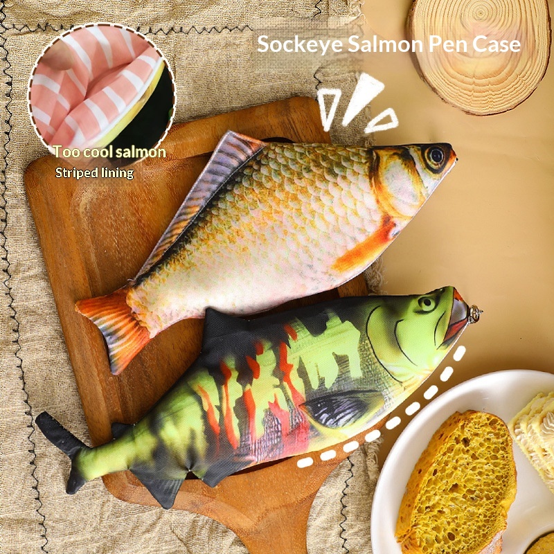 Creative And Quirky Fish Shaped Pencil Case