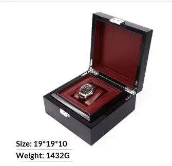 Wooden Lacquered Watch Packaging And Storage Box