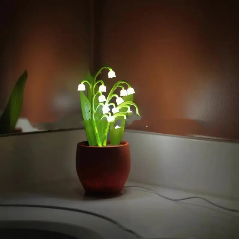 Creative Home Use Lily Valley Night Light