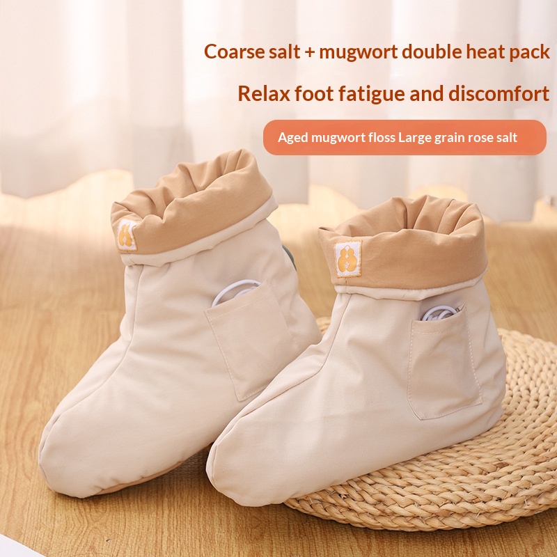 Electrically Heated Ankle-warming Boots For Foot Warmth