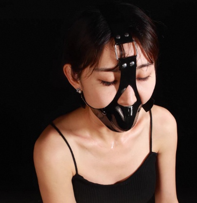 Erotic Enhanced Bridle-style Mouth Gag With Mask