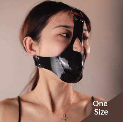 Erotic Enhanced Bridle-style Mouth Gag With Mask