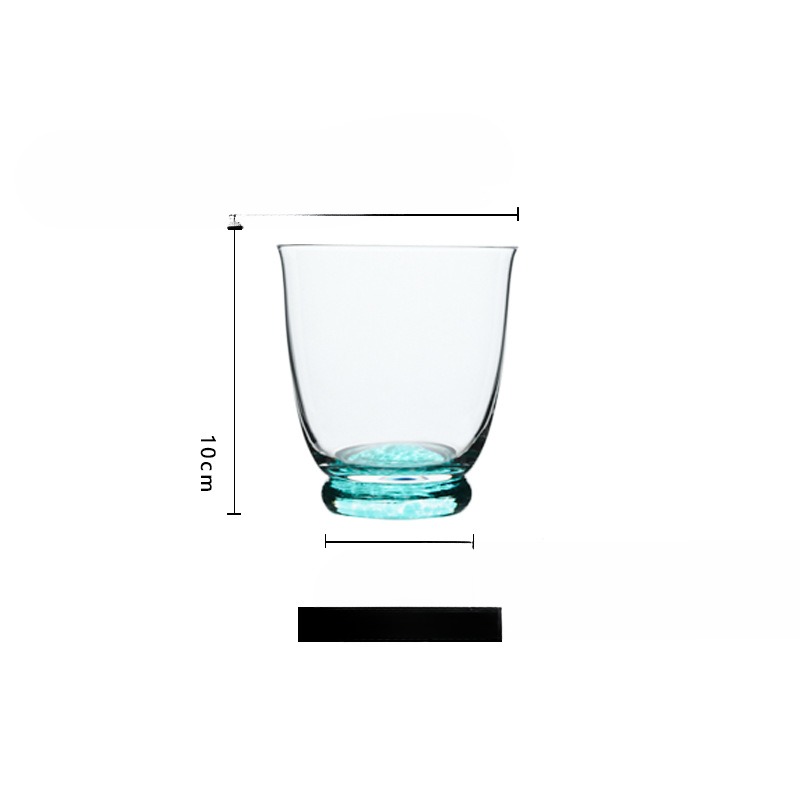 Medieval Green Seed Wine Glass Handcrafted Glass Champagne Flute 7