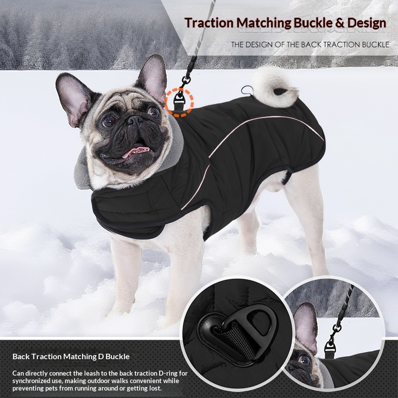 New Winter Pet Clothing Thickened Double-Layer Insulated Vest Jacket