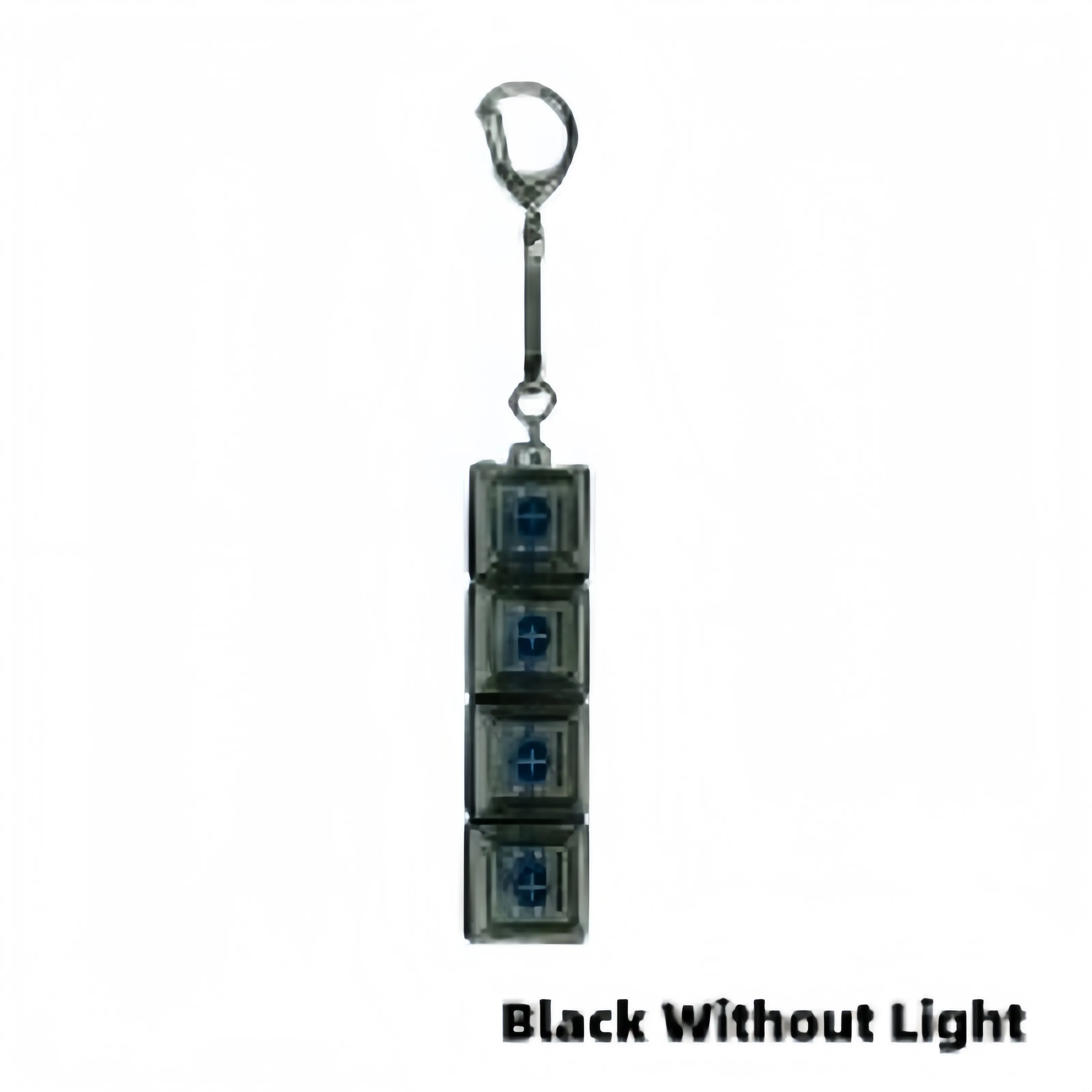 4Keys Mechanical Keyboard Electronic Luminous Transparent Crystal