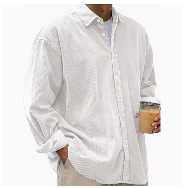 Casual Loose Men's Autumn And Winter Thick Shirt Jacket - Image 10