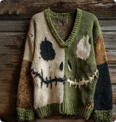 Women's Casual Drop-shoulder Sweater - Style 23-L - View 1