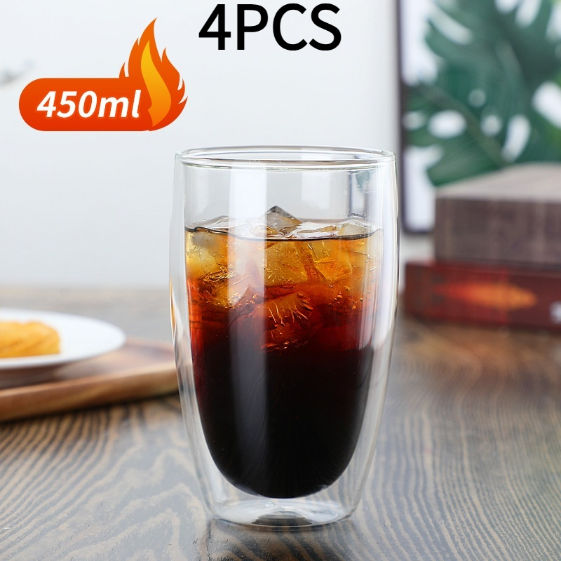 Double-walled Insulated Glass Mugideal For The Office Home Or On The Go Handmade - Image 7