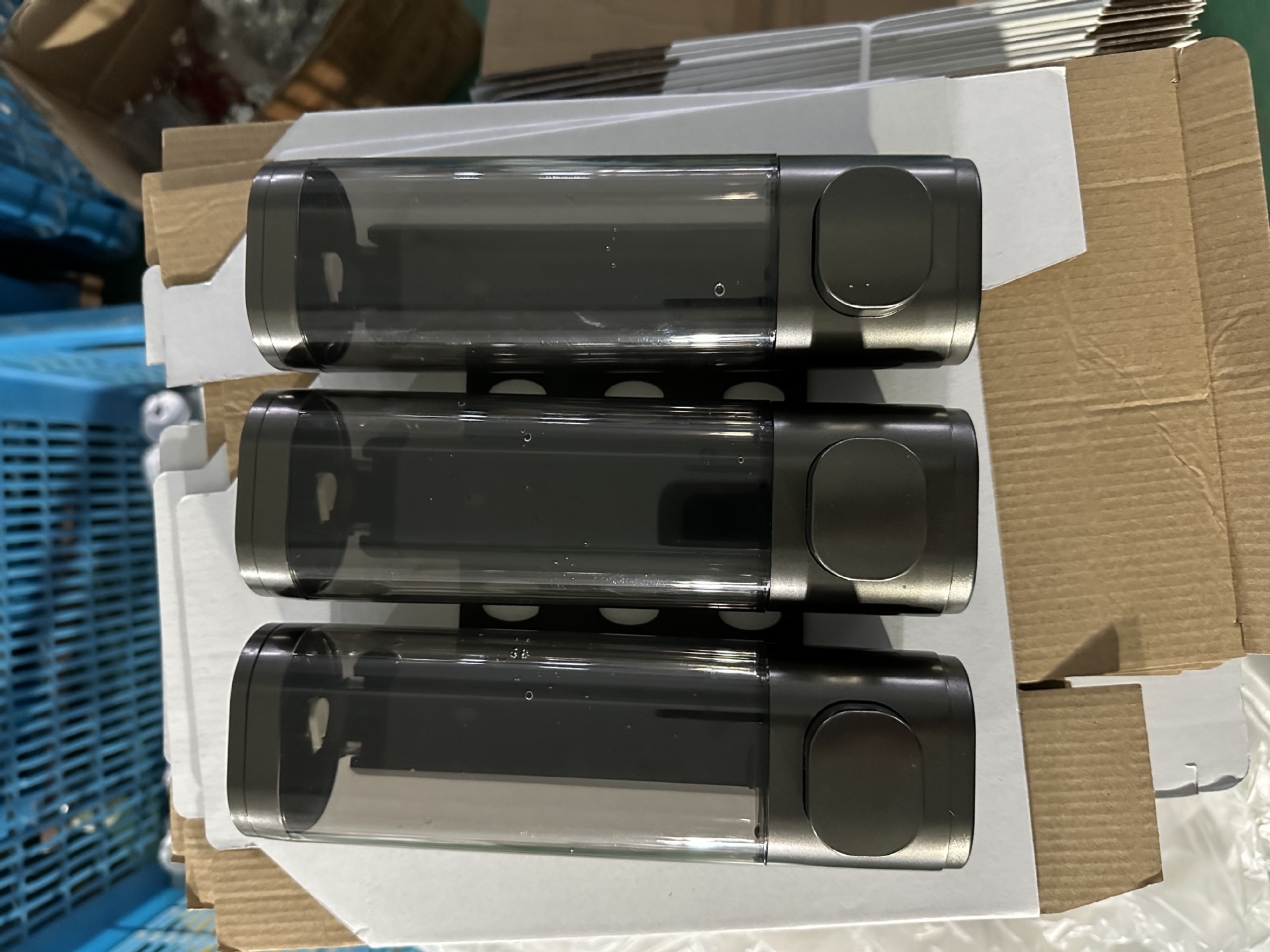 Wall-mounted Three-head Soap Dispenser For Home Useno Drilling Required 12