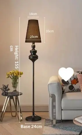Vintage French-style Floor Lamp For Living Rooms And Bedrooms