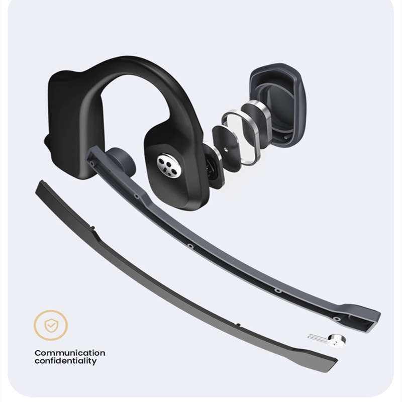 Open-ear Bone Conduction Bluetooth Noise-canceling Headphones