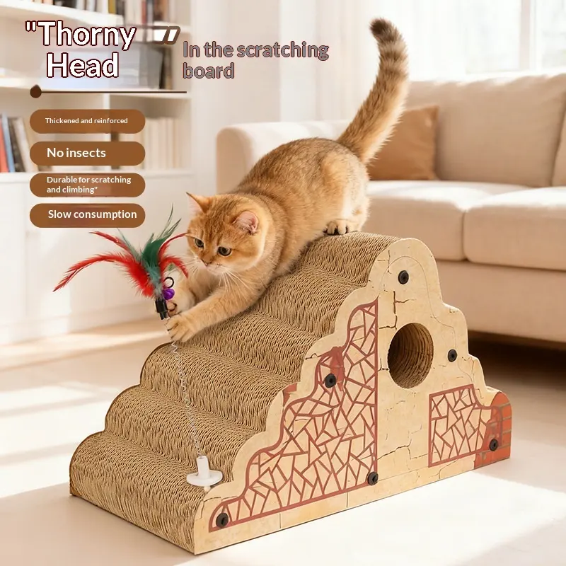 Multi-functional Corrugated Cardboard Scratching Post