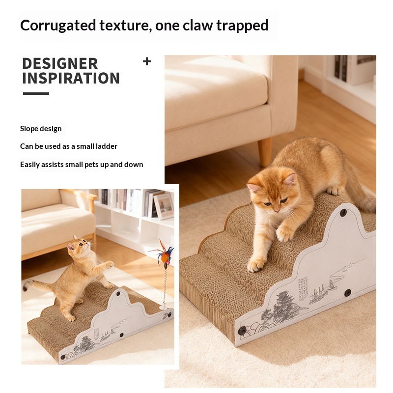 Multi-functional Corrugated Cardboard Scratching Post