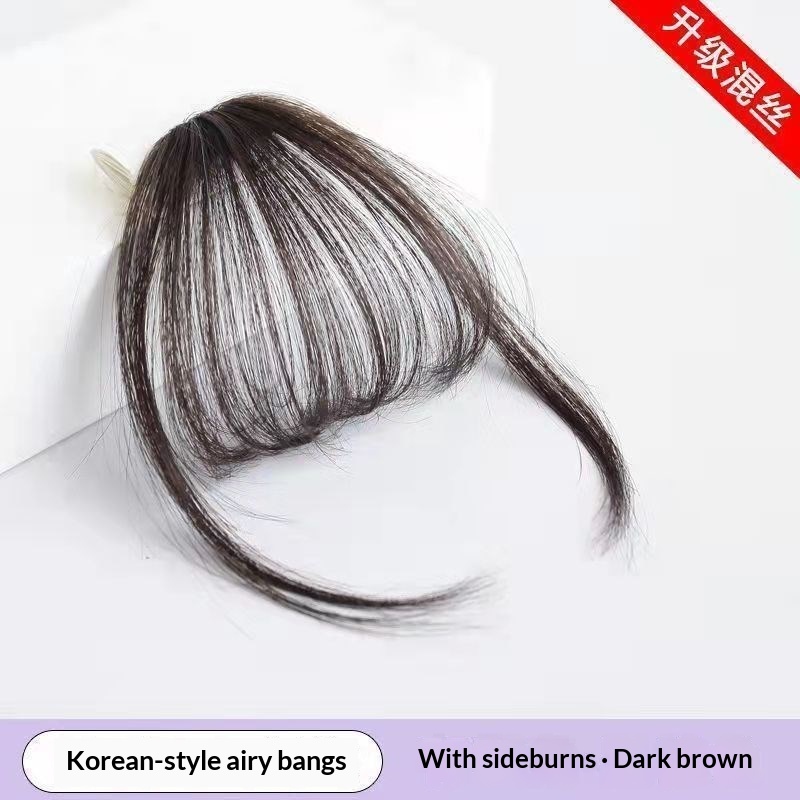 Japanese-style Lace-front Wig With A Sparsely Layered Angled Fringe