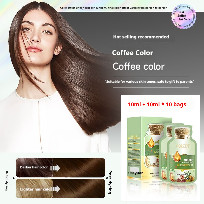 Plant-based Bubble Hair Dyeyour Own DIY Hair Coloring Cream 7