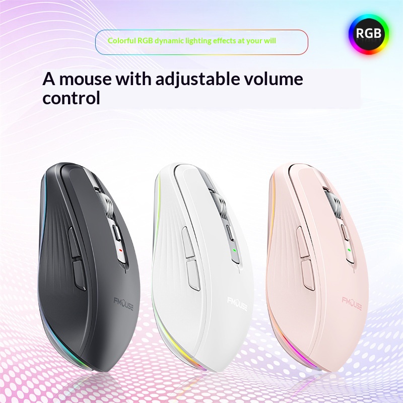 Bluetooth Wireless Charging Portable Office Mouse With Dual-mode Connectivity 7