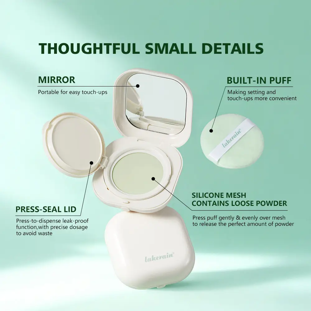 Long-lasting Smudge-proof Loose Powder For A Flawless Makeup Finish