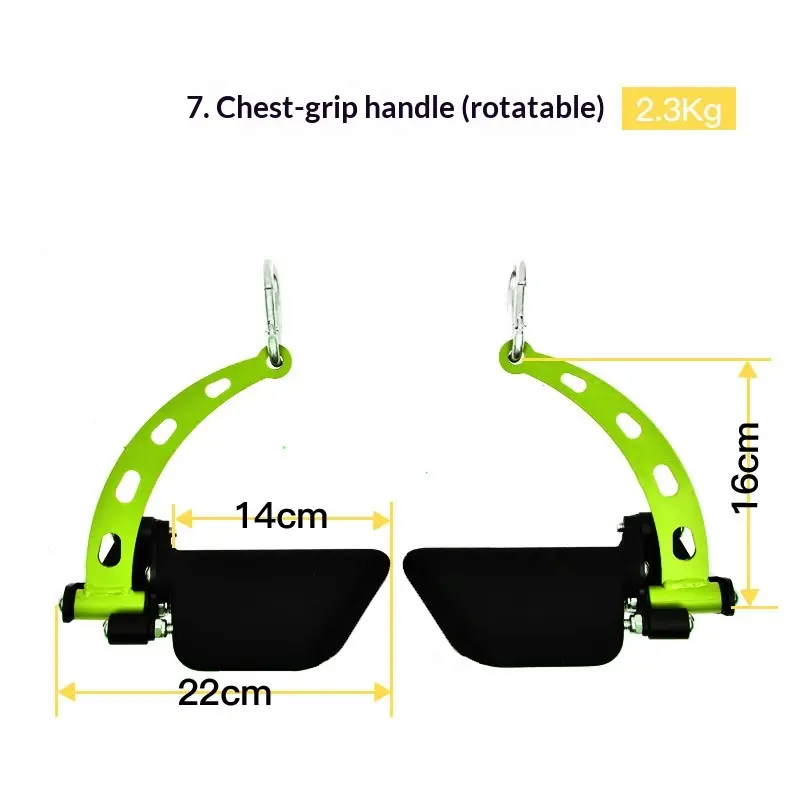 New Adjustable Back-Stretching Device  8-Piece Set With Adjustable Handles