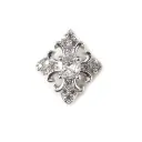 Silver Zircon Bow Nail Art Accessories view 8