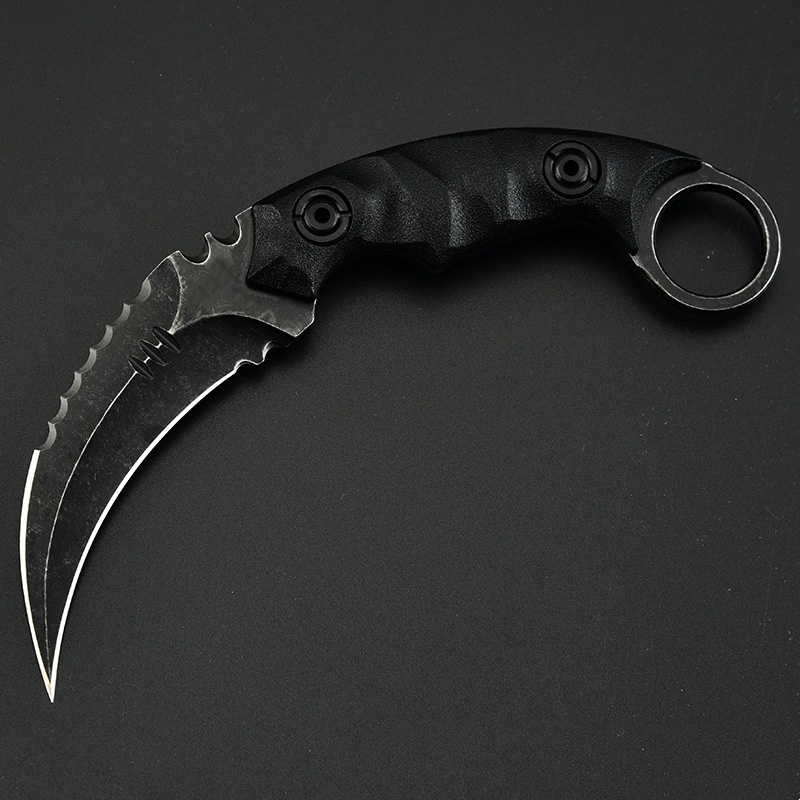Tactical Knife For Outdoor Camping Wilderness Use And Vehicle-based Self-defense