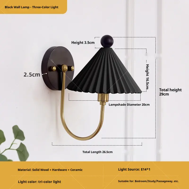 Retro Minimalist Design Wall Lamp For Home Interiors