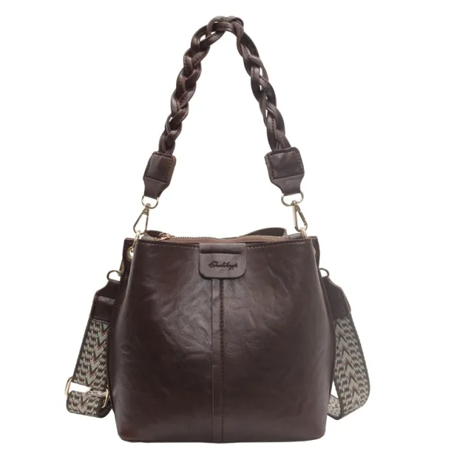 New High capacity Crossbody Bag A Niche Chic Underarm Tote Coffee - Shop at LoveMi