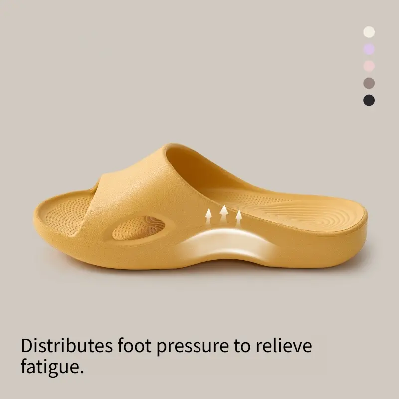 Womens Indoor Non-slip Flat-foot Sandals For Home Use