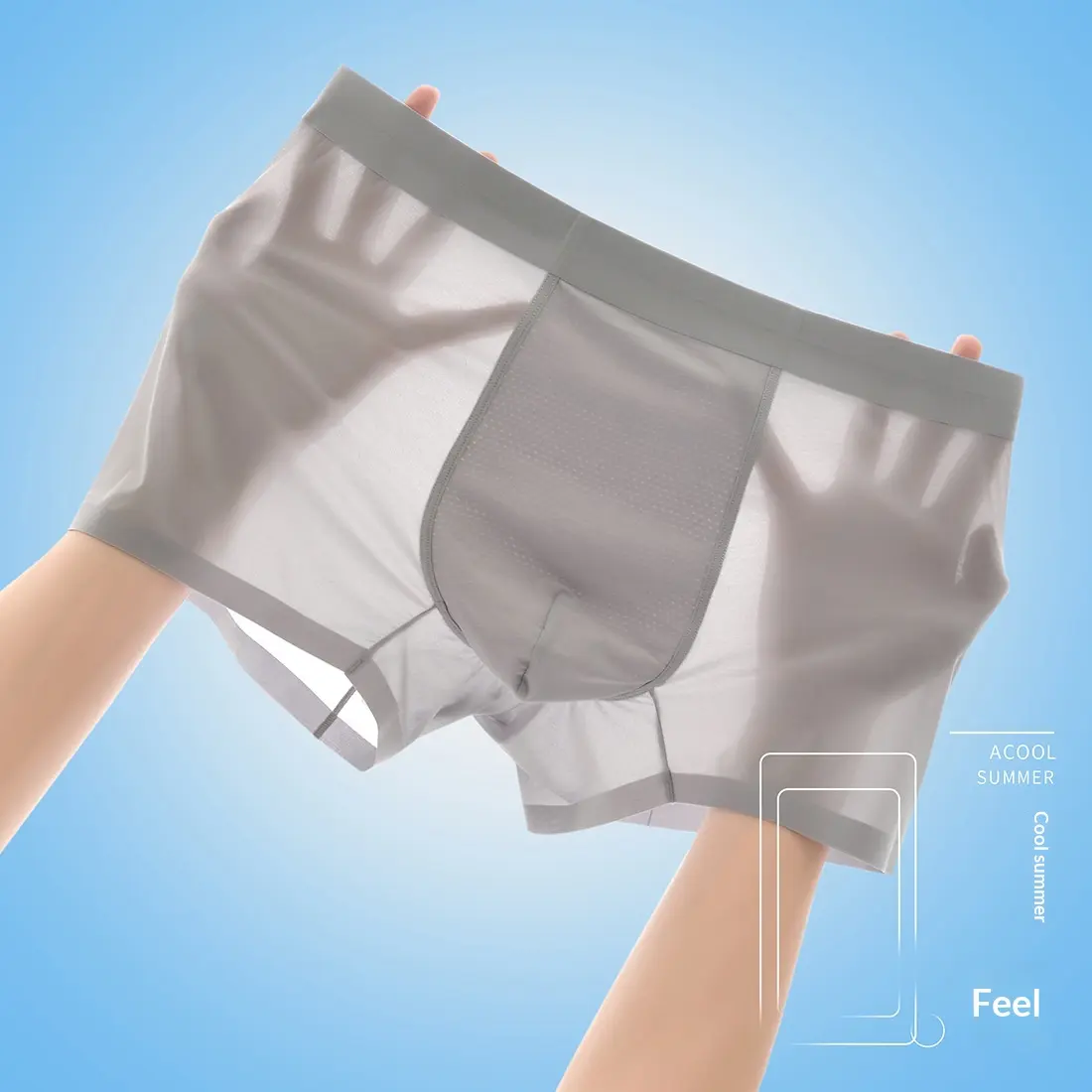 20D Nylon Seamless Quick-drying Boxer Briefs