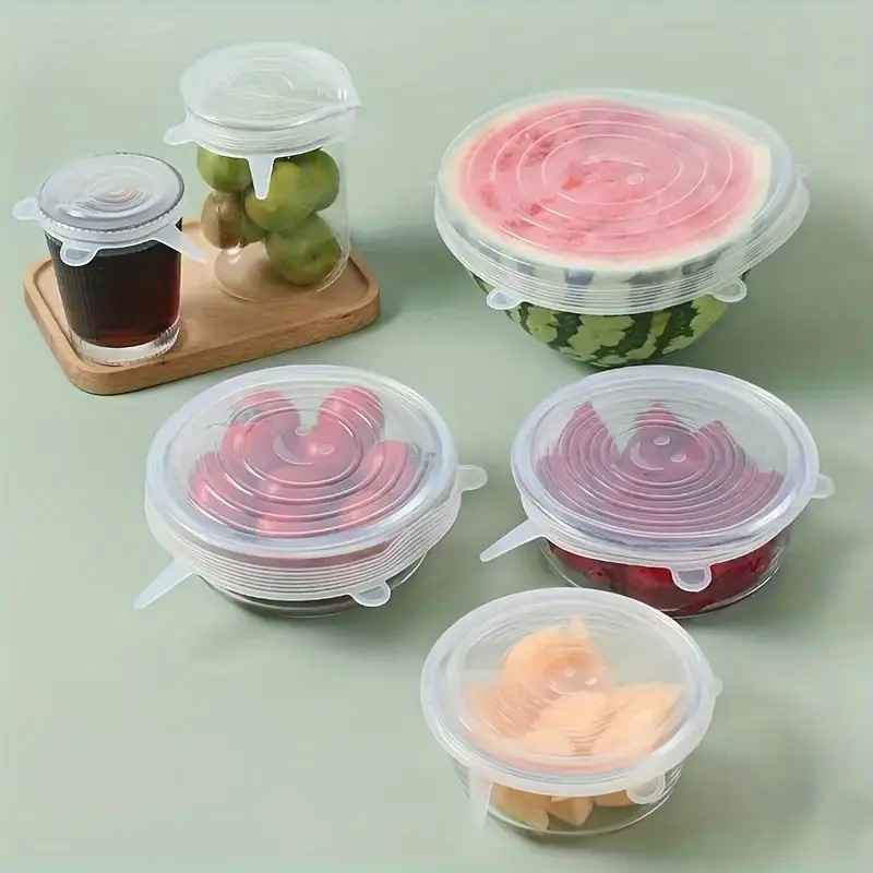 Multi-functional Food-grade Silicone Sealing Lid For Food Storage