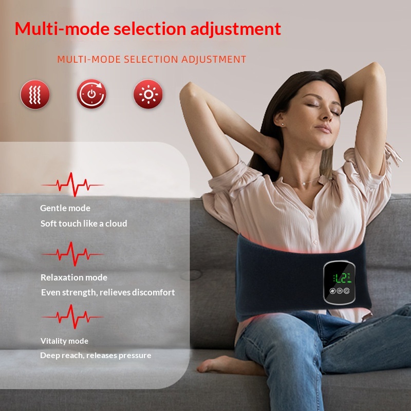 Infrared Physiotherapy Heat Pad For Warming And Massaging The Lower Back Uterine-warming Waist Belt