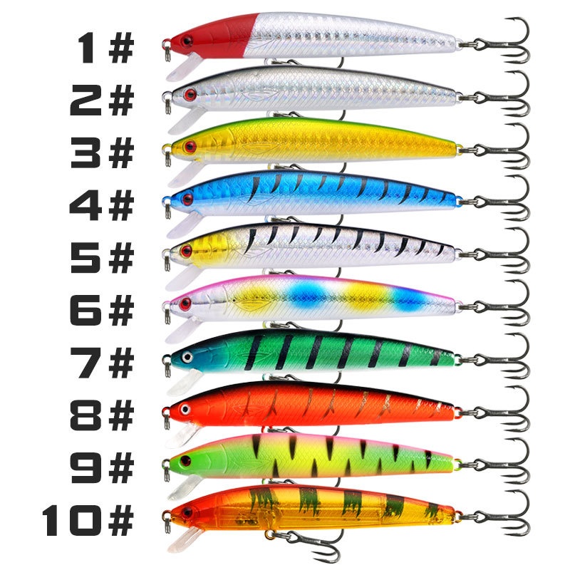 Lure Minnow With Rattling Beads Floating Plastic Lure Artificial Bait