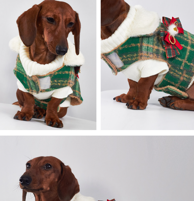 Christmas Themed Pet Clothing Dog Coats