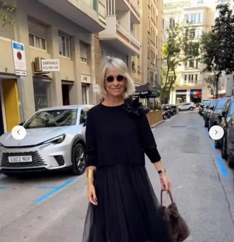 Solid color Casual Knit Crew neck Top And Mesh Slip Maxi Dress Two piece Set Black - Shop at LoveMi