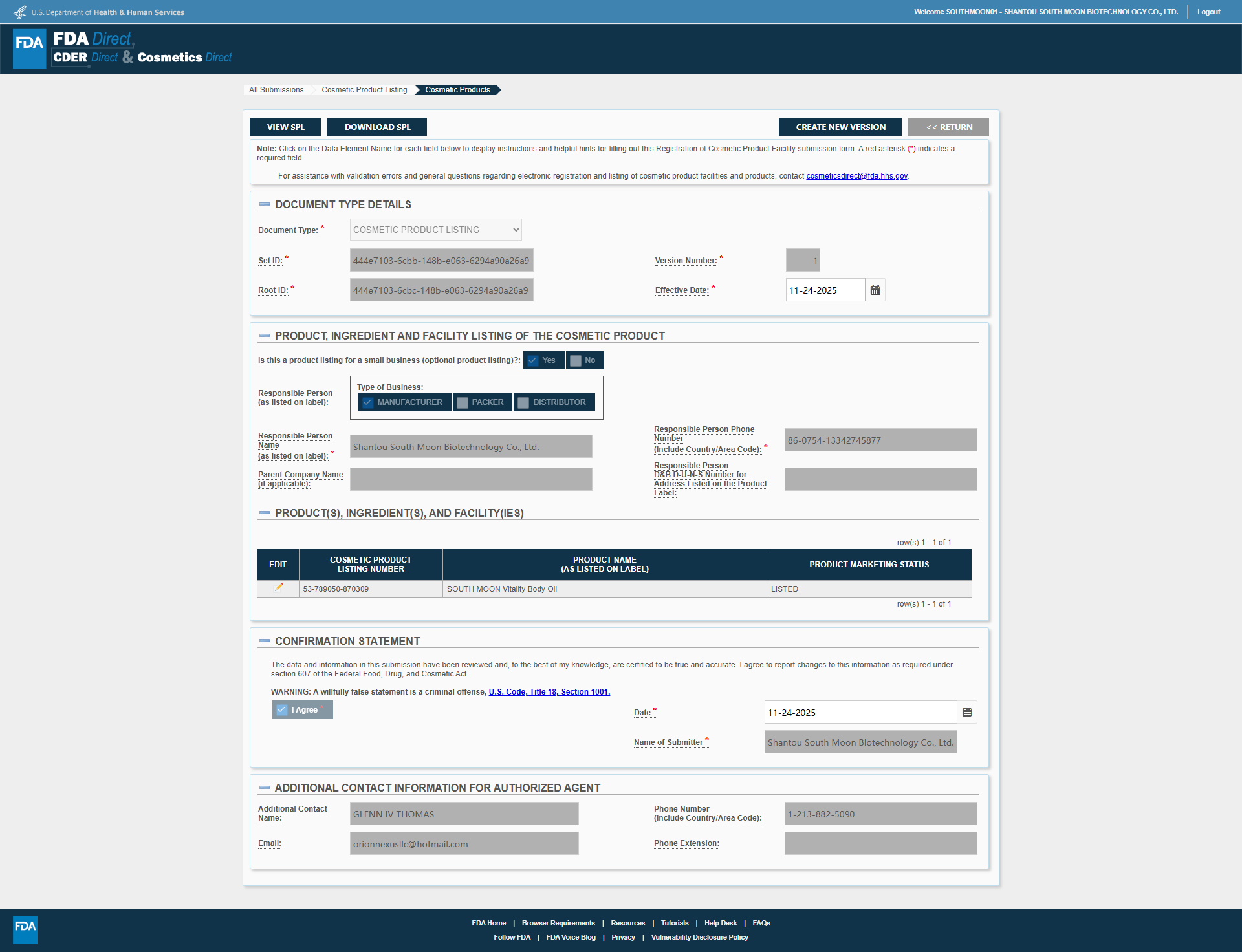 Joint Care Spray topical solution