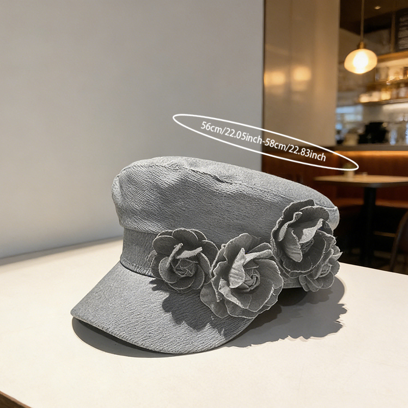 Elegant Checkered Lady's Hat