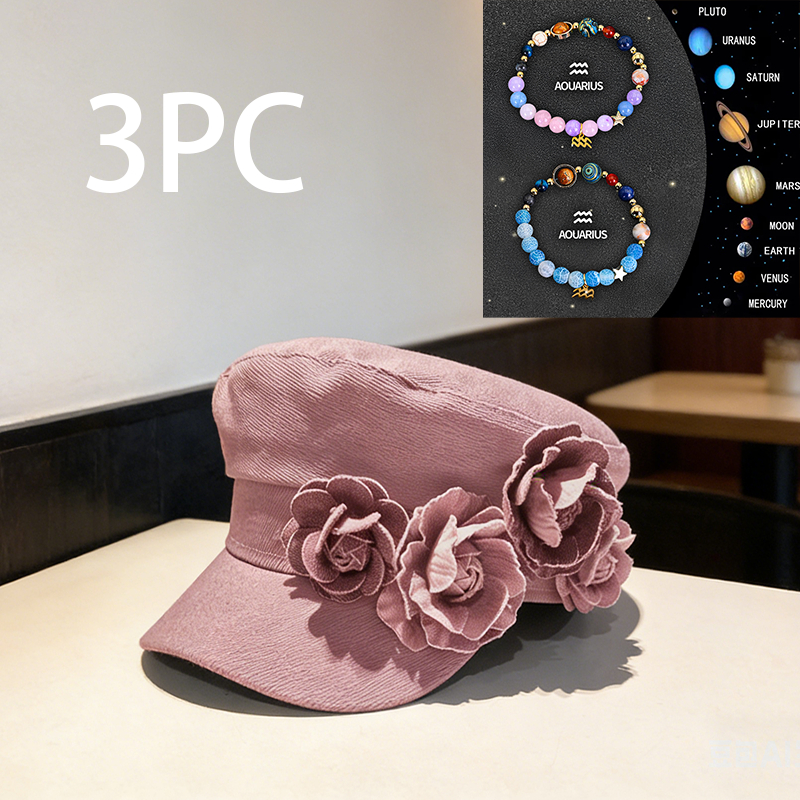 Elegant Checkered Lady's Hat