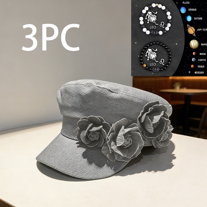 Elegant Checkered Lady's Hat