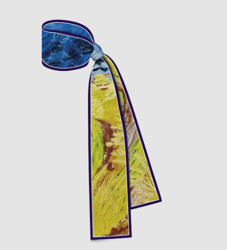 Dunhuang Silk Scarf Headband Ribbon Streamer 4